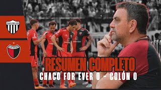 🔴⚫ COLÓN 0 🆚 0 Chaco For Ever ⚪⚫  Resumen COMPLETO  Octubre 2024🔴⚫ [upl. by Eelah191]