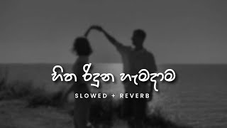 Hitha Riduna Hamadama  හිත රිදුන හැමදාම  Slowed  Reverb [upl. by Zinah]