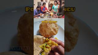 Poori kilangu😋 siragadikka aasai serial recipe🤤trending vijaytv shorts [upl. by Kylstra349]