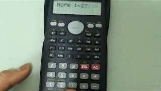 Casio Scientific Calculator Showing Answers in Scientific Notation [upl. by Eidassac]