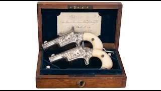 Factory Engraved Colt Third Model Thuer Deringer Pistols [upl. by Aninep493]