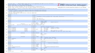 Z390 Interactive Debugger [upl. by Nnaacissej]