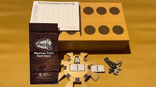 Yellow Mountain Imports Mexican Train Dominoes Set Review [upl. by Ainimre]