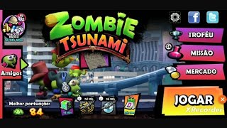 jogando zombie tsunami evento Halloween👍👻 [upl. by Lerrej695]