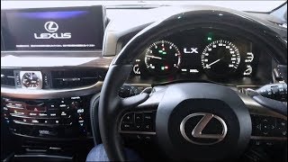 【 LEXUS 新型LX570 】エンジンスイッチを押した結果…！レクサス black sequence エンジンプッシュスタート レクサスls570 [upl. by Enilorac]