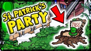 🍀 St Patricks Day Party 2020 🍀  Club Penguin Rewritten [upl. by Aikrehs]