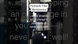 Hydraulic Filter Maintenance hydraulic viralvideo shorts [upl. by Osric939]