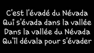 Cest levadé du névada lyrics [upl. by Wheeler]