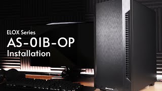 CHIEFTEC  Elegant Black ATX Installation  AS01BOP [upl. by Ahsoj221]