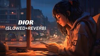 DIOR  Slowed And Reverb  Shubh  Music World [upl. by Noslien]