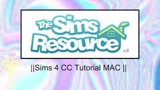 how to download custom content on the sims 4 Mac [upl. by Arerrac450]