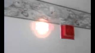 Simplex fire alarm system horn and incandescent lamp [upl. by Ileane]