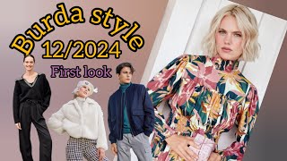 Burda style 122024 first look بوردا ستايل عدد ديسمبر المعاينة الاولي للموديلات 👌 [upl. by Kailey439]