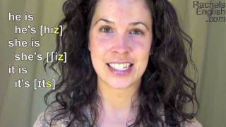 How to Pronounce Contractions American English Pronunciation [upl. by Rekab419]