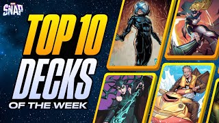 TOP 10 BEST DECKS IN MARVEL SNAP  Weekly Marvel Snap Meta Report 82 [upl. by Wadell]