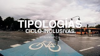 Tipos de cicloinfraestructura danesa [upl. by Doomham]