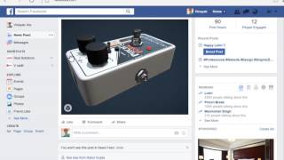 Interactive 3D Model on Facebook [upl. by Yerffoj]