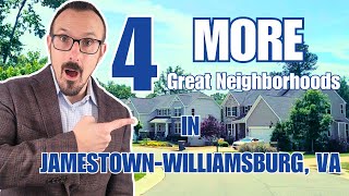 LIVING IN WILLIAMSBURG VA  Discover 3 More Amazing Neighborhoods Near Jamestown [upl. by Wooldridge]