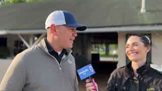 Chad Brown on Kentucky Derby entries Domestic Product and Sierra Leone [upl. by Nared476]