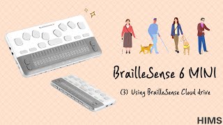 BrailleSense 6 MINI Using BrailleSense Cloud drive [upl. by Barbaraanne]