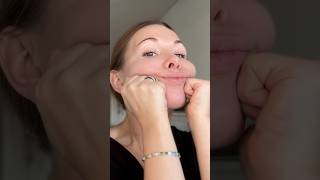 Sagging droopy cheeks and jawl facial exercise massage [upl. by Om]