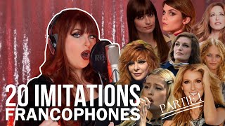 1 FILLE 20 VOIX 😱 Angèle Clara Luciani Mylène Farmer et  partie 1 imitation [upl. by Eelinej]