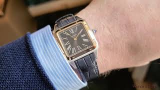 Cartier “n°14 bis” Santos Dumont wristroll and handson [upl. by Klepac]