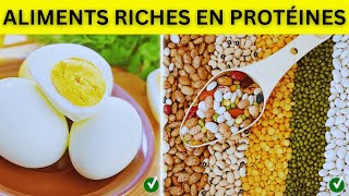 12 Aliments Riches En Protéines Que Vous Devriez Manger [upl. by Slen]