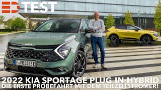 2022 Kia Sportage PluginHybrid Fahrbericht  Test  Review  Verbrauch Reichweite  Electric Drive [upl. by Ahsemal]