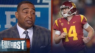 Cris Carter grades NFL prospects Darnold Rosen Josh Allen and Baker Mayfield  FIRST THINGS FIRST [upl. by Nele]