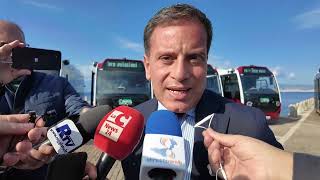 Reggio Calabria Basile Atam quotprima consegna di bus elettriciquot [upl. by Brande]