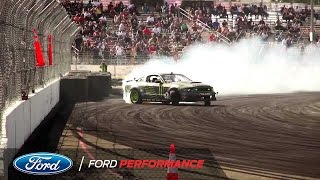 Justin Pawlak Drifts 2013 Mustang to Victory at Long Beach  Formula DRIFT  Ford Performance [upl. by Demmer804]