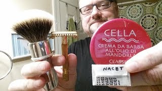 Just a Shave Gillette Sheraton  Gillette Nacet 104  Cella  Declaration B5 Rubr [upl. by Shanly452]