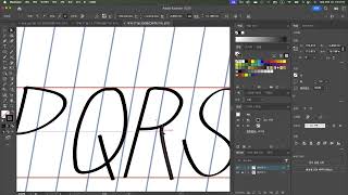 폰트포지일러스트레이터 드로잉으로 영문폰트 만들기 가이드 [upl. by Eitsym586]