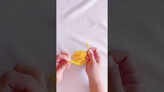 How to make a yarn ball in 3 minutes with a cardboard crochetpatterns crochet knitting [upl. by Dulcia919]