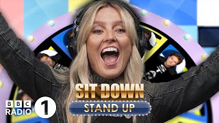 quotHes ADORABLEquot Perrie Edwards calls her son and pop royalty on Sit Down Stand Up [upl. by Cesaro794]