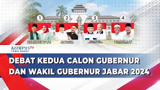 LIVE Debat Publik Kedua Calon Gubernur dan Wakil Gubernur Jawa Barat 2024 [upl. by Yona]