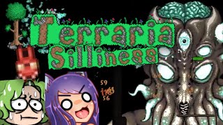 Terraria Silliness 2  Two Idiots BEAT Master Mode [upl. by Ailes]