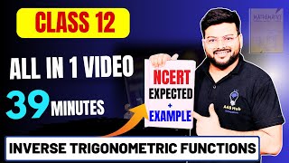 Expected and Repeated Question of Inverse Trigonometric Function I Class 12 I NCERT Expected Q [upl. by Marshall]