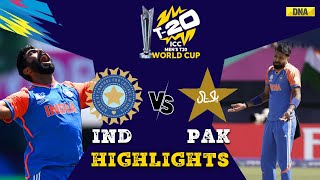 IND Vs PAK Highlights Jasprit Bumrah amp Rishabh Pant Shine As India Beat Pakistan By 6 Runs I T20 WC [upl. by Arin]