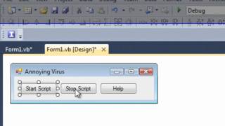 How to make a really annoying prank virus with visual studio  visual basic [upl. by Lonyer]