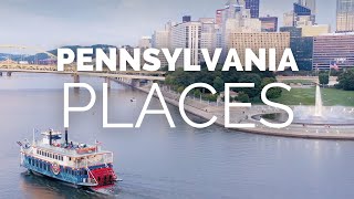 10 Best Places to Visit in Pennsylvania  Travel Video [upl. by Whitaker]