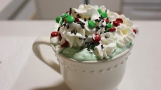 How To Make Grinch Hot Chocolate A Homemade Green Hot Chocolate Recipe For Kids [upl. by Winchester]