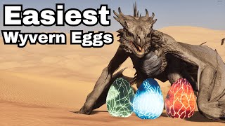 Easiest Wyvern Eggs Method  ARK Survival Ascended  Scorched Earth [upl. by Llerreg]