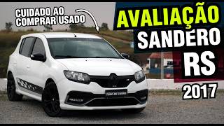 Avaliação Renault Sandero RS 2017  Comprar um modelo usado vale a pena Teste no mundo real [upl. by Dylane]