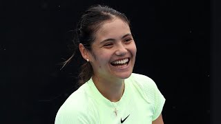 Emma Raducanu is one of the redhot favourites in Australian Open 2024 [upl. by Siroled]