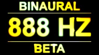 Pure 888hz Binaural Beats 🔊  8d  Beta [upl. by Akino380]