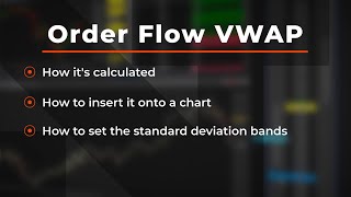 Order Flow VWAP Volume Weighted Average Price [upl. by Wieren]