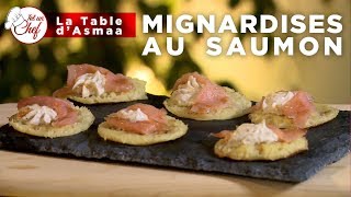 Mignardises au saumon avec de lAmlou facile et rapide [upl. by Allisan]