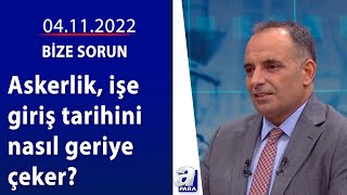 Askerlik işe giriş tarihini nasıl geriye çeker  Bize Sorun  04112022  A Para [upl. by Behn]